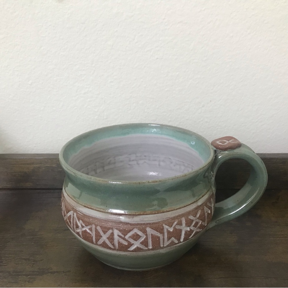 Elder Futhark Norse Runes Mug-NWT